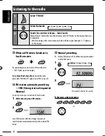 Preview for 168 page of JVC KD-BT11 - Radio / CD Instructions Manual