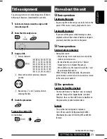 Preview for 219 page of JVC KD-BT11 - Radio / CD Instructions Manual