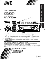 Preview for 1 page of JVC KD-DV5000 Instructions Manual