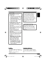 Preview for 3 page of JVC KD-DV5101 Instructions Manual