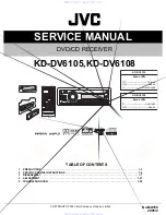 JVC KD-DV6105 Service Manual preview