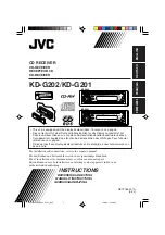 JVC KD-G201 Instructions Manual preview