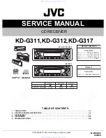 Preview for 1 page of JVC KD-G312 Service Manual