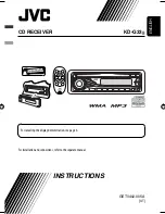 JVC KD-G338 Instructions Manual preview