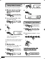 Preview for 10 page of JVC KD-G464 Instructions Manual