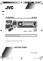 Preview for 1 page of JVC KD-G734 Instructions Manual