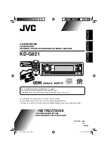 JVC KD-G821 Instructions Manual preview