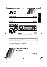 Preview for 1 page of JVC KD-G825 Instructions Manual