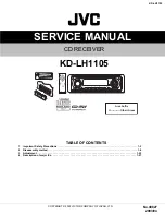 Preview for 1 page of JVC KD-LH1105 Service Manual