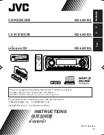 JVC KD-LH3105 Instructions Manual preview