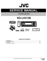 JVC KD-LH3105 Service Manual preview