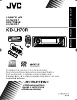 Preview for 1 page of JVC KD-LH70R Instructions Manual