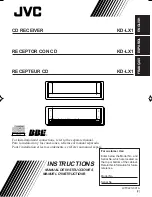 JVC KD-LX1 Instructions Manual preview