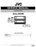 JVC KD-LX555R Service Manual preview