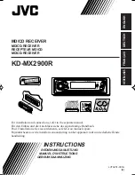 JVC KD-MX2900R Instructions Manual preview