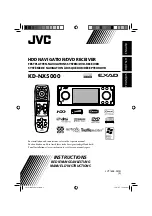 JVC KD NX5000 - Navigation System With HDD Instructions Manual preview