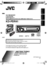 Preview for 1 page of JVC KD-PDR41 (German) Bedienungsanleitung