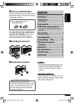 Preview for 3 page of JVC KD-R201 Instructions Manual