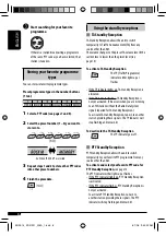 Preview for 8 page of JVC KD-R201 Instructions Manual