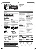 Preview for 1 page of JVC KD-R207 Instructions & Installation