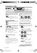 Preview for 8 page of JVC KD-R334 Instructions Manual