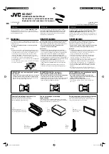 Preview for 1 page of JVC KD-R407 Installation And Connection Manual