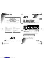 Preview for 1 page of JVC KD-R421 Instructions Manual