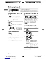 Preview for 8 page of JVC KD-R421 Instructions Manual