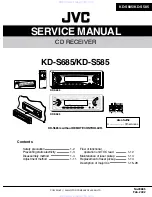 JVC KD-S585 Service Manual preview