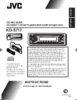 Preview for 1 page of JVC KD-S717 Instructions Manual