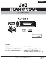 JVC KD-S785 Service Manual preview