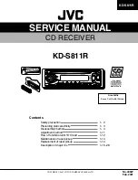 JVC KD-S811R Service Manual preview