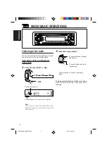 Preview for 6 page of JVC KD-S821R Instructions Manual