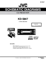 Preview for 1 page of JVC KD-S847 Schematic Diagrams