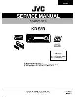 Preview for 1 page of JVC KD-S8R Service Manual