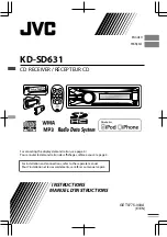 Preview for 1 page of JVC KD-SD631 Instructions Manual