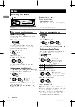 Preview for 6 page of JVC KD-SD631 Instructions Manual