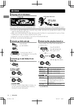 Preview for 8 page of JVC KD-SD631 Instructions Manual