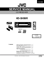 Preview for 1 page of JVC KD-SH99R Service Manual