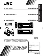 Preview for 1 page of JVC KD-SX740 Instructions Manual