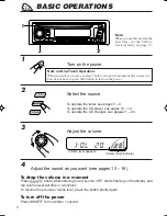 Preview for 4 page of JVC KD-SX740 Instructions Manual