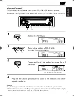 Preview for 7 page of JVC KD-SX740 Instructions Manual