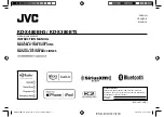 Preview for 1 page of JVC KD-X380BTS Instruction Manual