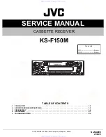 Preview for 1 page of JVC KS-F150M Service Manual