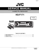 JVC KS-F171 Service Manual preview