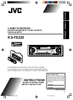 Preview for 1 page of JVC KS-FX220 Instructions Manual