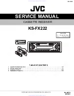 Preview for 1 page of JVC KS-FX222 Servise Manual