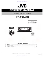 JVC KS-FX842R Service Manual preview