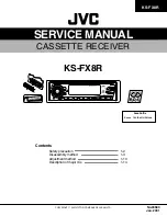 Preview for 1 page of JVC KS-FX8R Service Manual