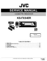 JVC KS-FX945R Service Manual preview